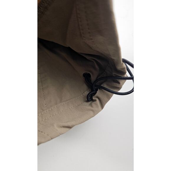Mountain hardware womens sz 8 capri packable hiking multi zip pocket pants tan - Picture 4 of 10
